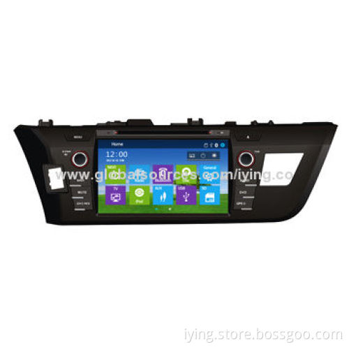 HD Digital Touch Screen 2 DIN In-dash 8-inch Touch Screen Car Head Unit for Toyota Corolla 2014